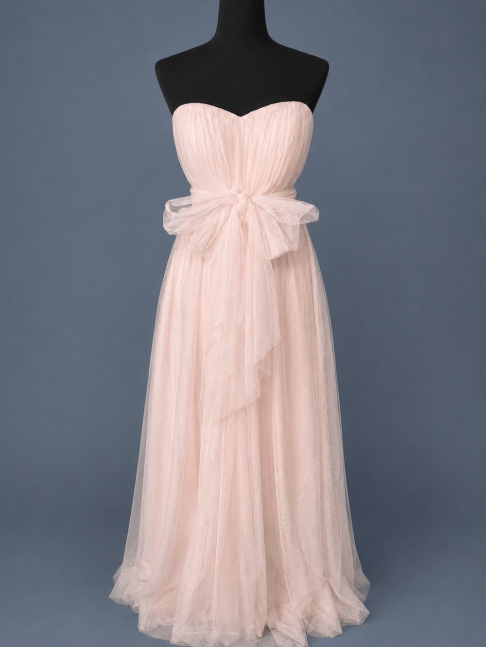 NWT JJ's House pink tulle wedding? gown. Strapless ruched bodice. 14